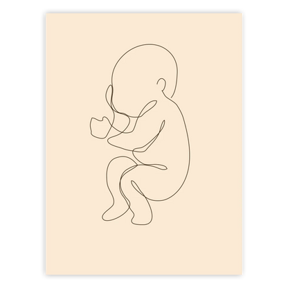 Baby Line Art