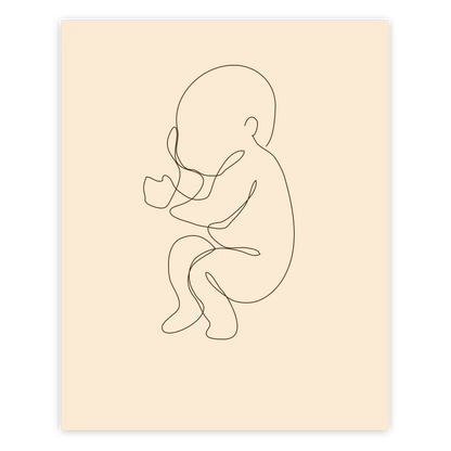 Baby Line Art