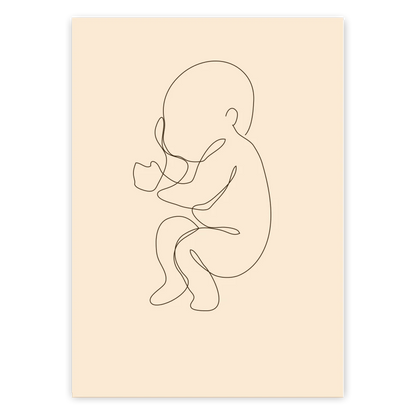 Baby Line Art