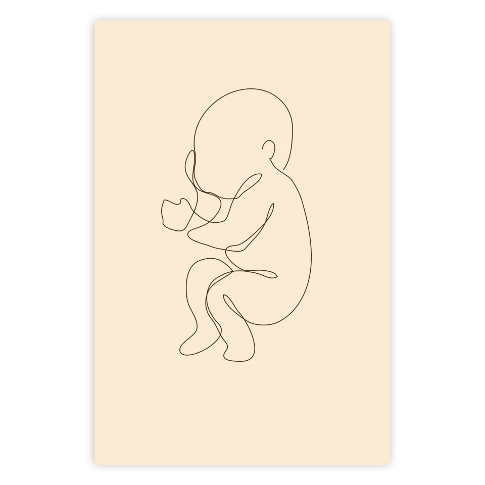 Baby Line Art