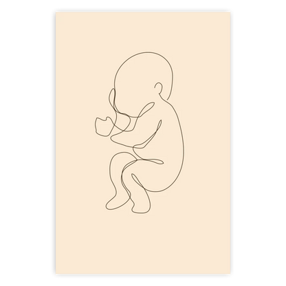 Baby Line Art